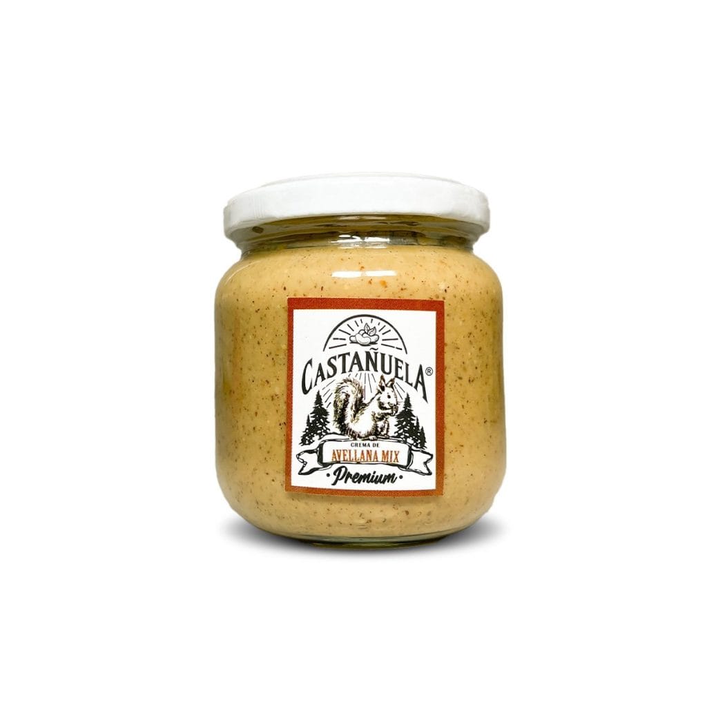 crema avellana mix 100% natural sin azúcar, sin grasas
