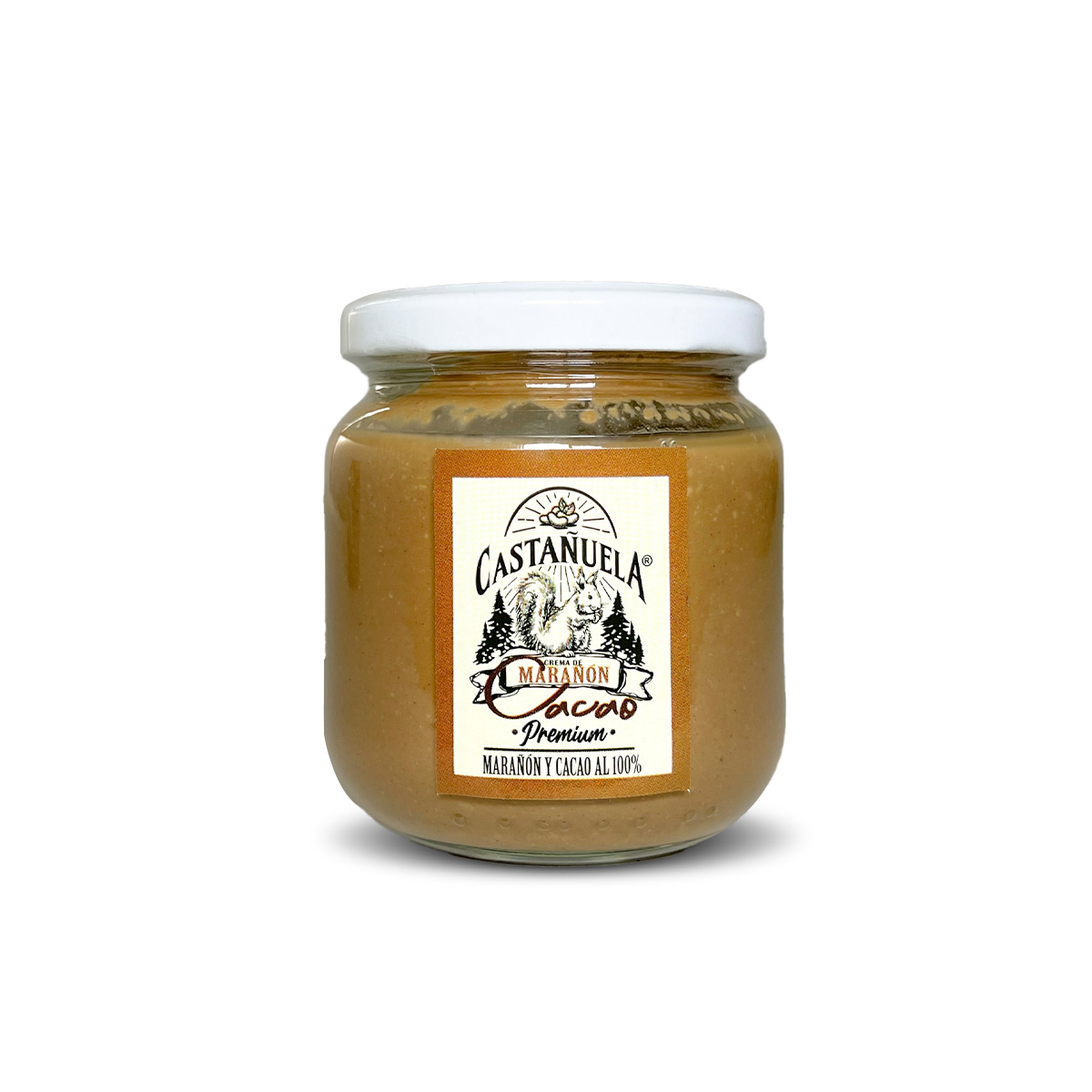 crema de marañón cacao 100% natural sin azúcar, sin grasas